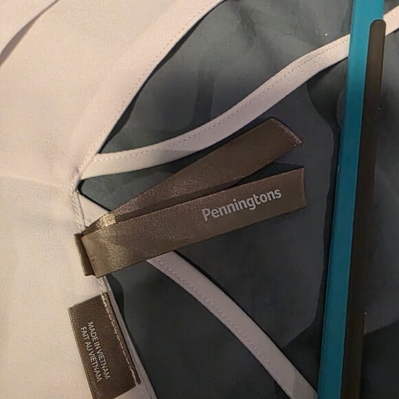 Lightweight Sleeveless White Top, size 2X - Picture 5 of 7